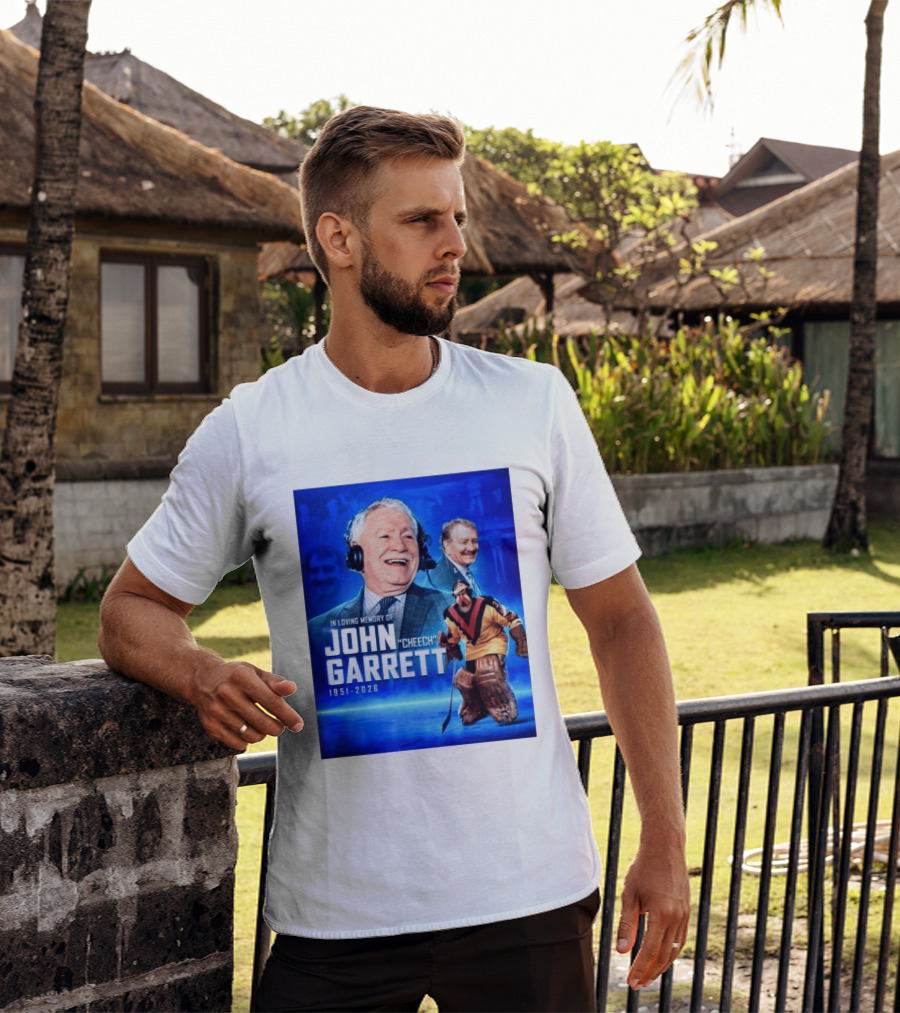 In Loving Memory Of John Garrett Cheech 1951 2026 Hockey T-Shirt