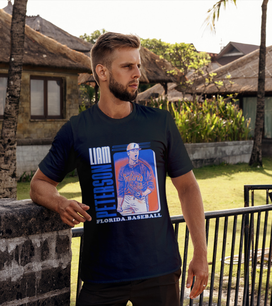 Liam Peterson Florida Gators Baseball Player T-Shirt