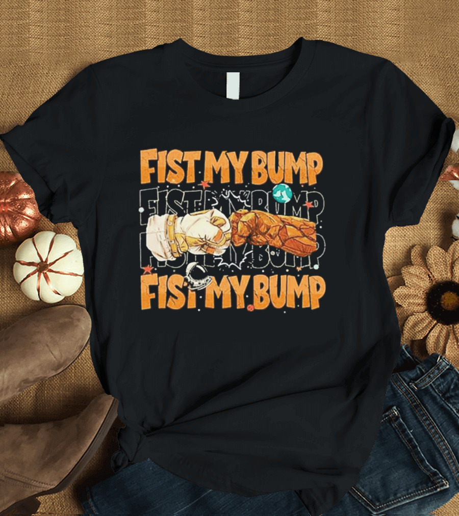Fist My Bump Grace And Rocky Cartoon Style Fist Bump T-Shirt