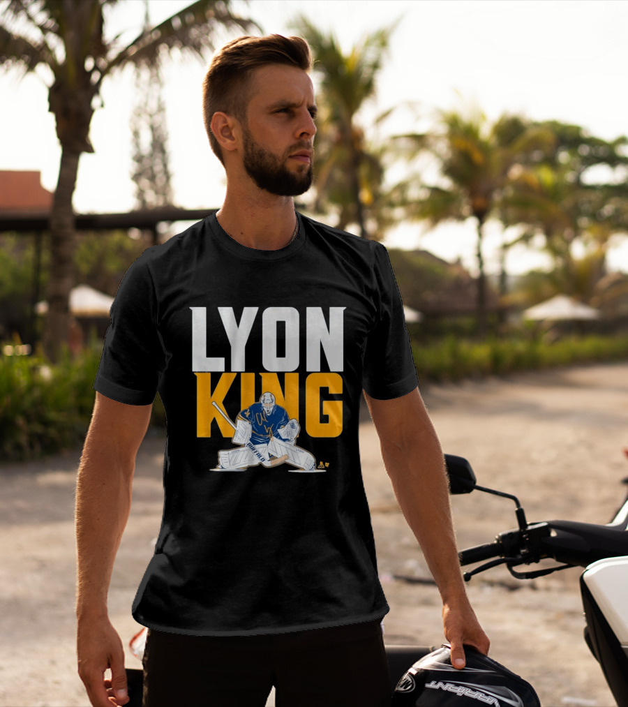 Lyon King Buffalo Goalie Sports Fan T-Shirt
