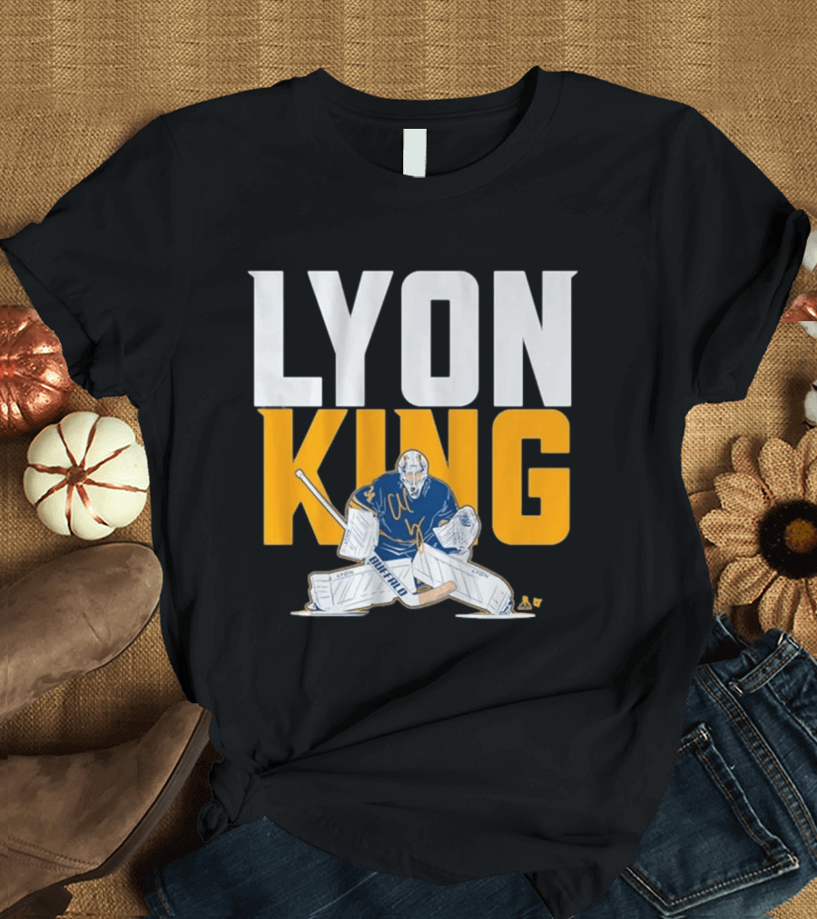 Lyon King Buffalo Goalie Sports Fan T-Shirt