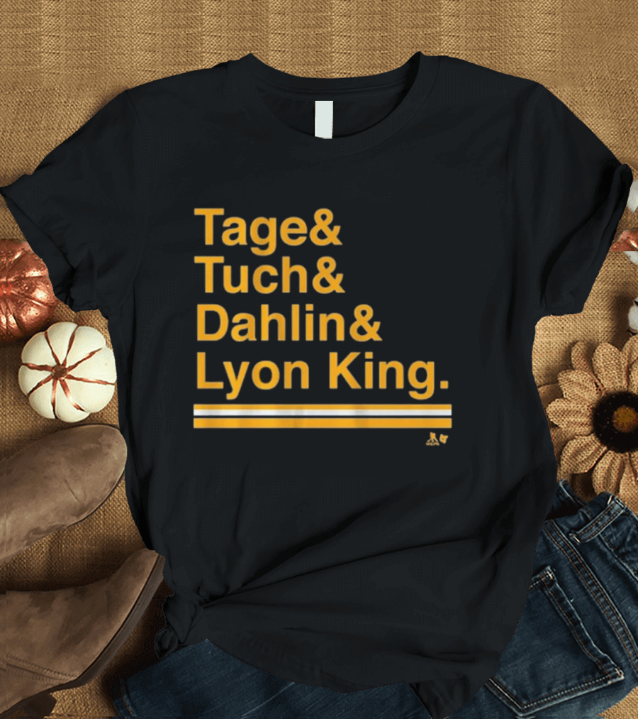 Tage Tuch Dahlin Lyon King Buffalo Hockey Ampersand T-Shirt
