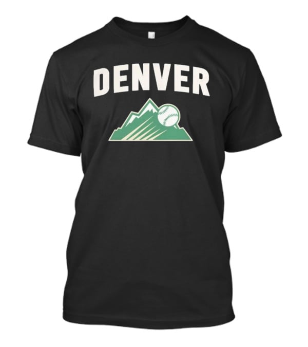 Colorado Rockies Denver Summit FC Mountain Baseball 2026 T-Shirt