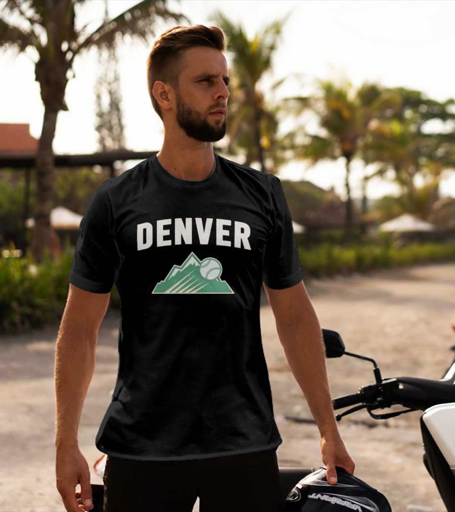 Colorado Rockies Denver Summit FC Mountain Baseball 2026 T-Shirt