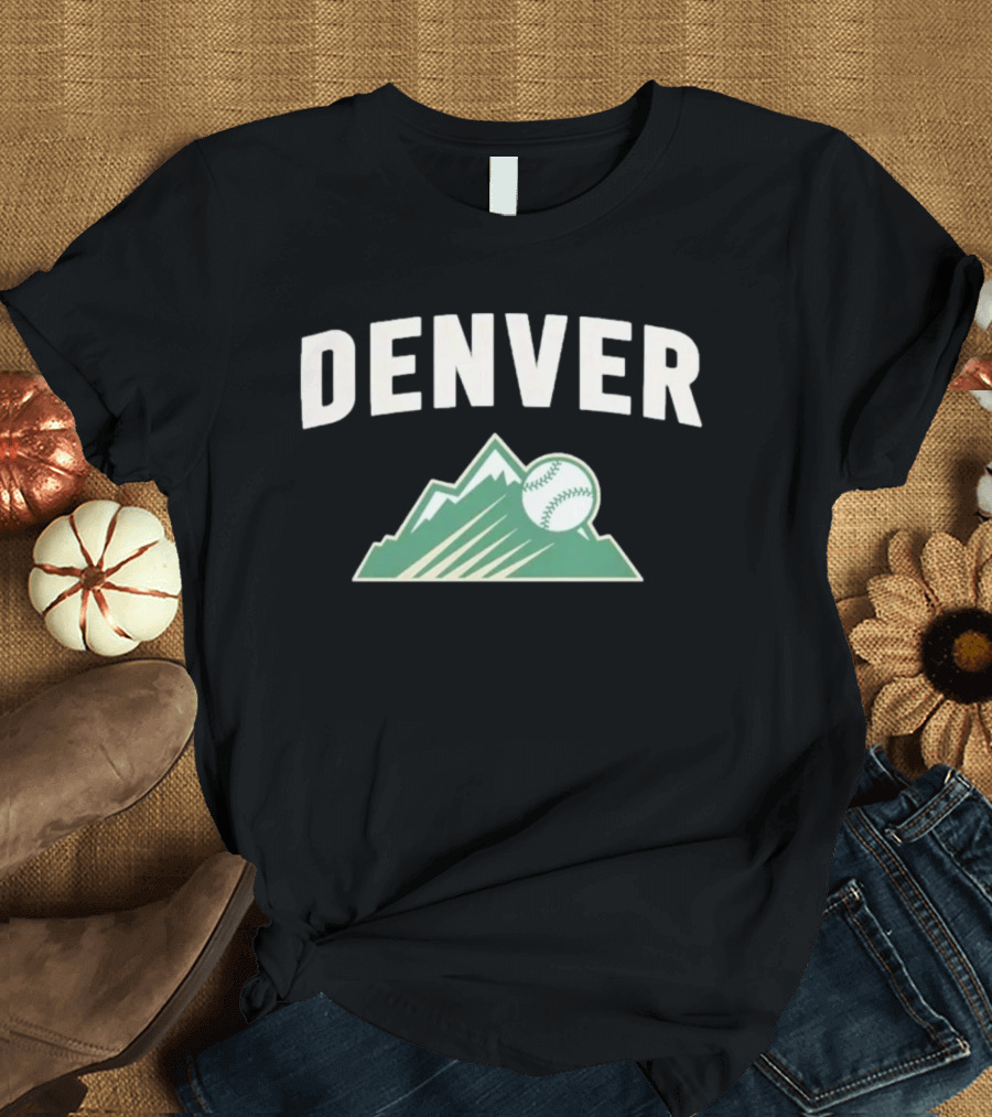 Colorado Rockies Denver Summit FC Mountain Baseball 2026 T-Shirt