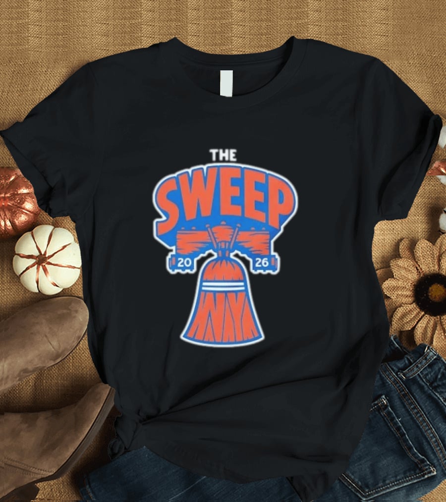 New York Knicks The Sweep 2026 Liberty Bell Motif T-Shirt