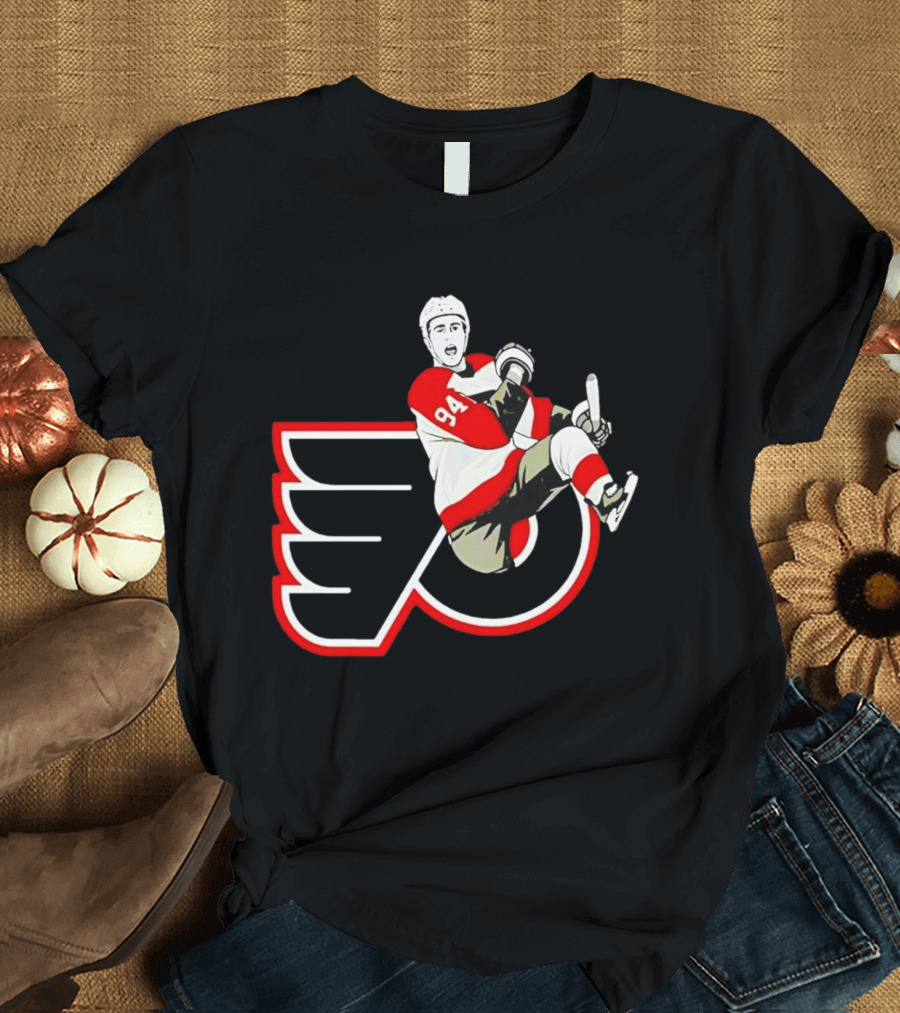 Philadelphia Flyers Porter Martone 94 Celebration T-Shirt