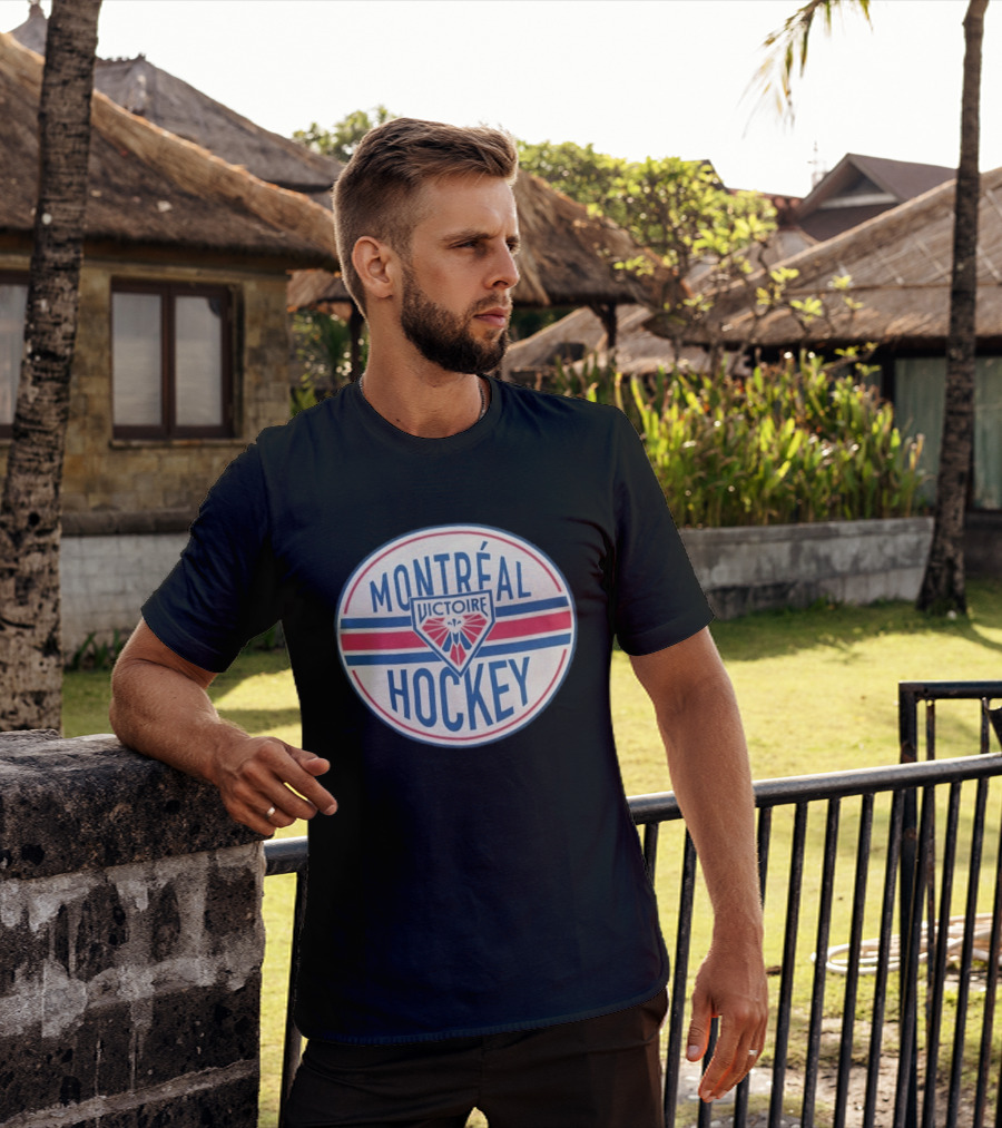 PWHL Shops Montreal Victoire Hockey Stadium Essentials Seal T-Shirt