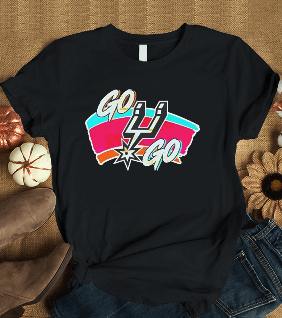 Go Spurs Go Basketball Game Day Spurs T-Shirt