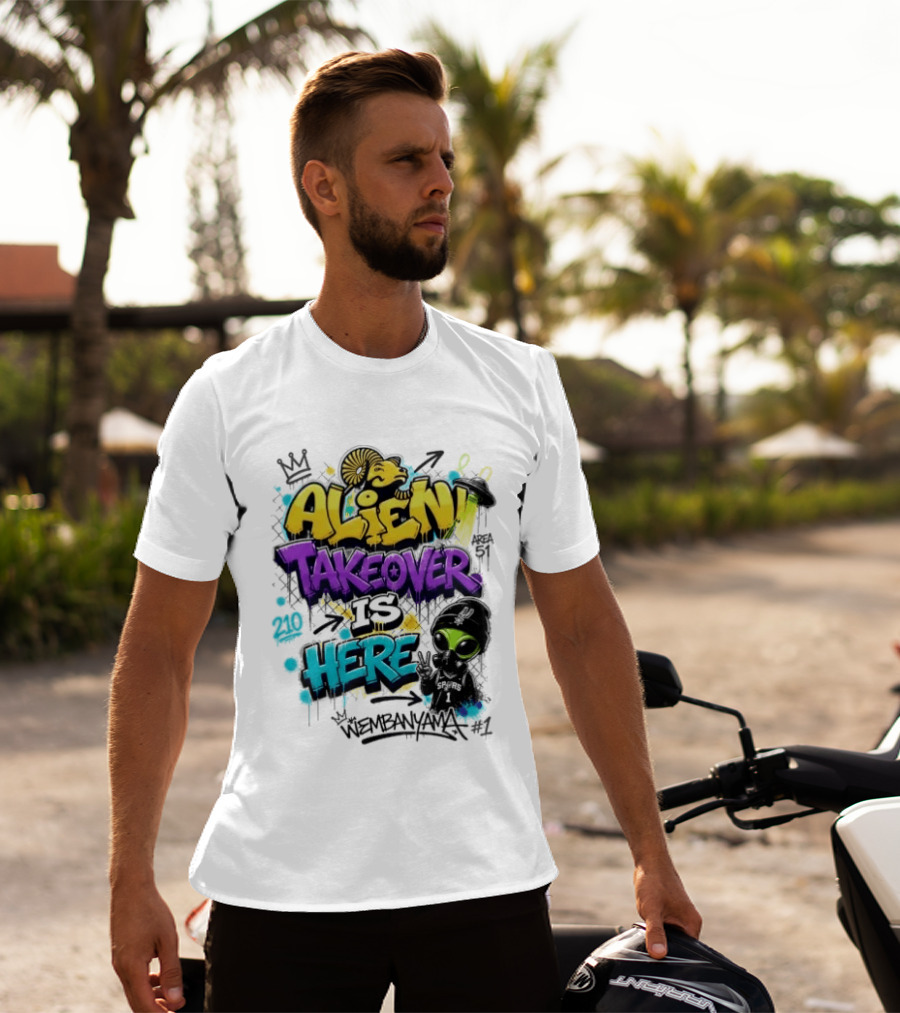 Alien Takeover Is Here Wembanyama T-Shirt