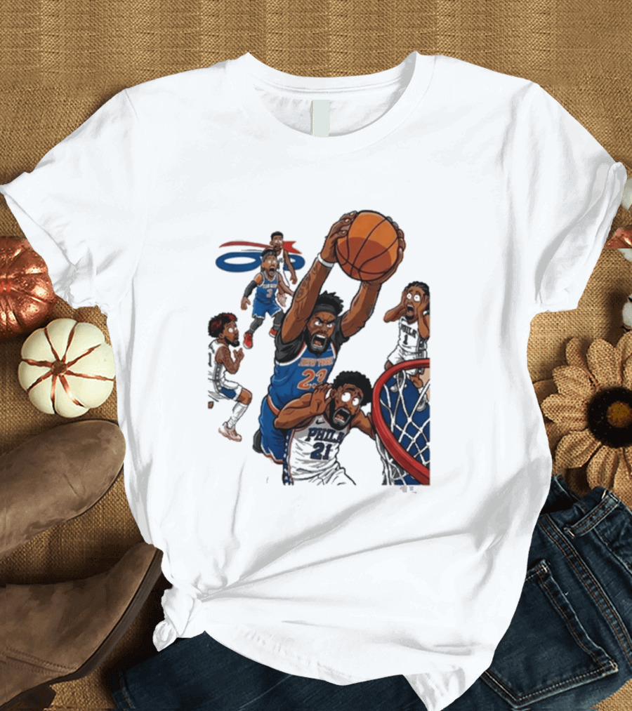 Josh Hart Monster Dunk New York Knicks Basketball Player Epic Slam T-Shirt