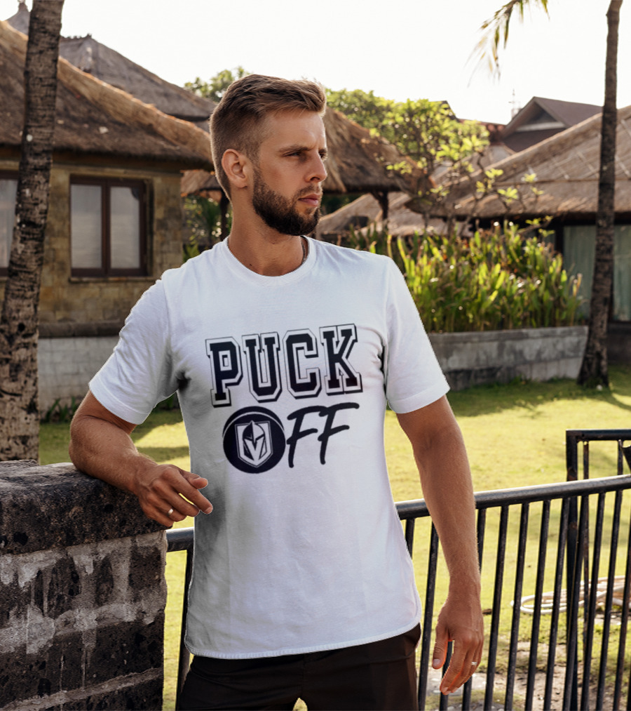 Vegas Golden Knights Puck Off Hockey Fan T-Shirt