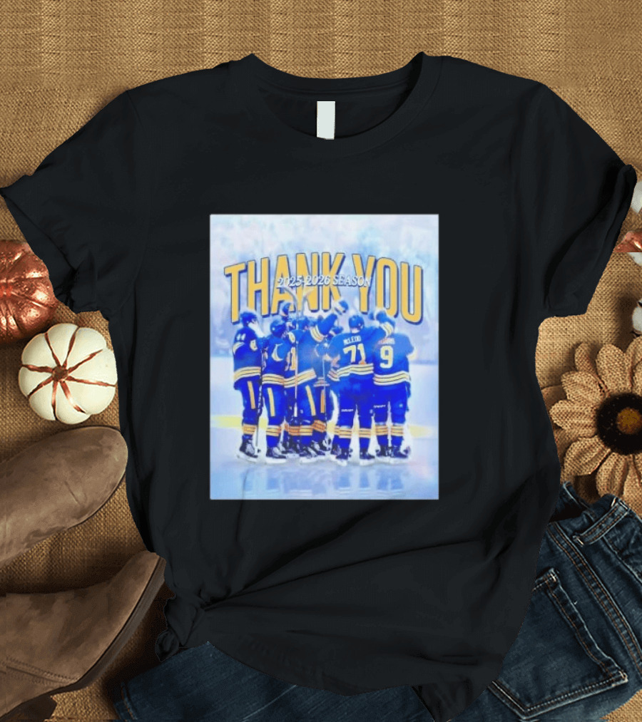 Buffalo Sabres Thank You 2025 2026 Season Players T-Shirt