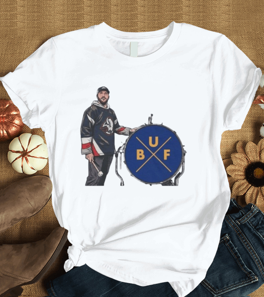 Buffalo Sabres Hockey Josh BUF Drum Team Spirit T-Shirt