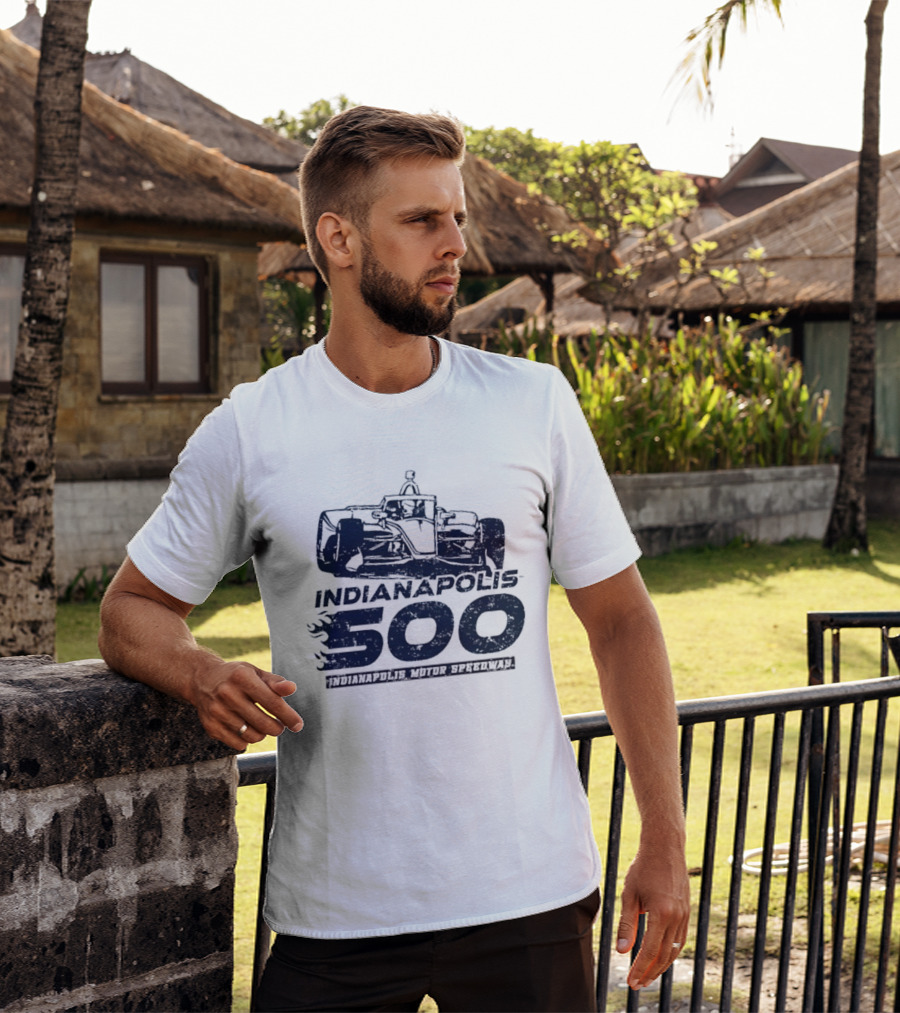 Indianapolis 500 Indianapolis Motor Speedway Racing Car T-Shirt