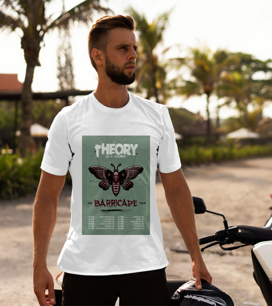 Theory Of A Deadman The Barricade Tour 2027 Dates And Locations T-Shirt