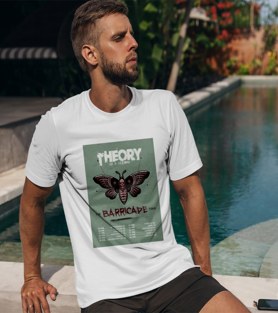 Theory Of A Deadman The Barricade Tour 2027 Dates And Locations T-Shirt