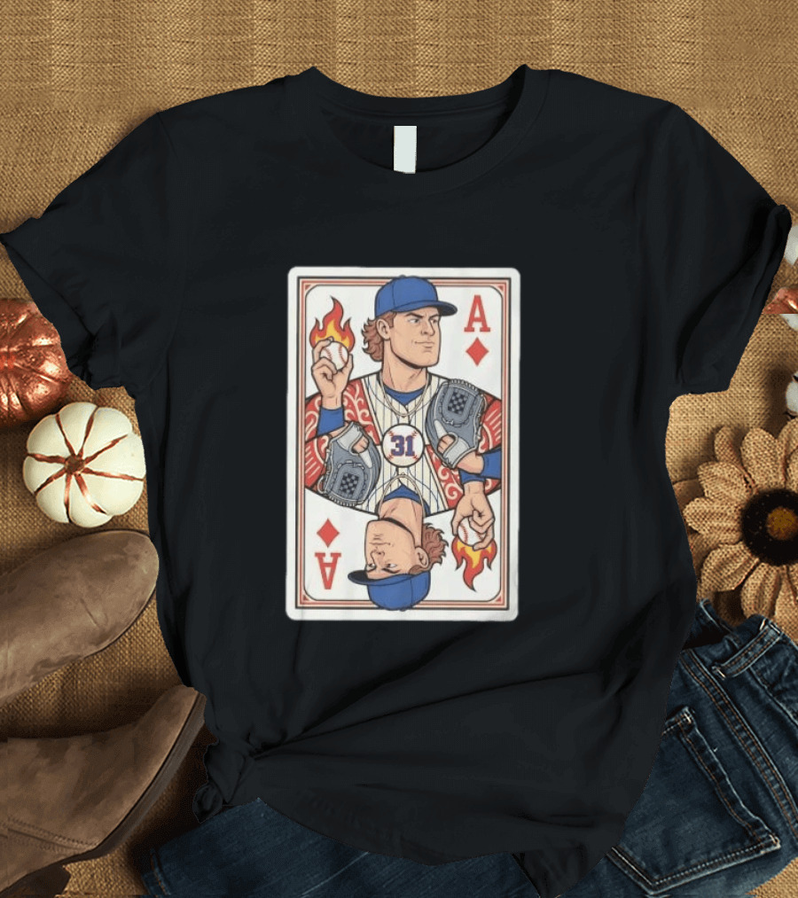 Cam Schlittler Ace Of Diamonds Poker Card Yankees Number 31 T-Shirt