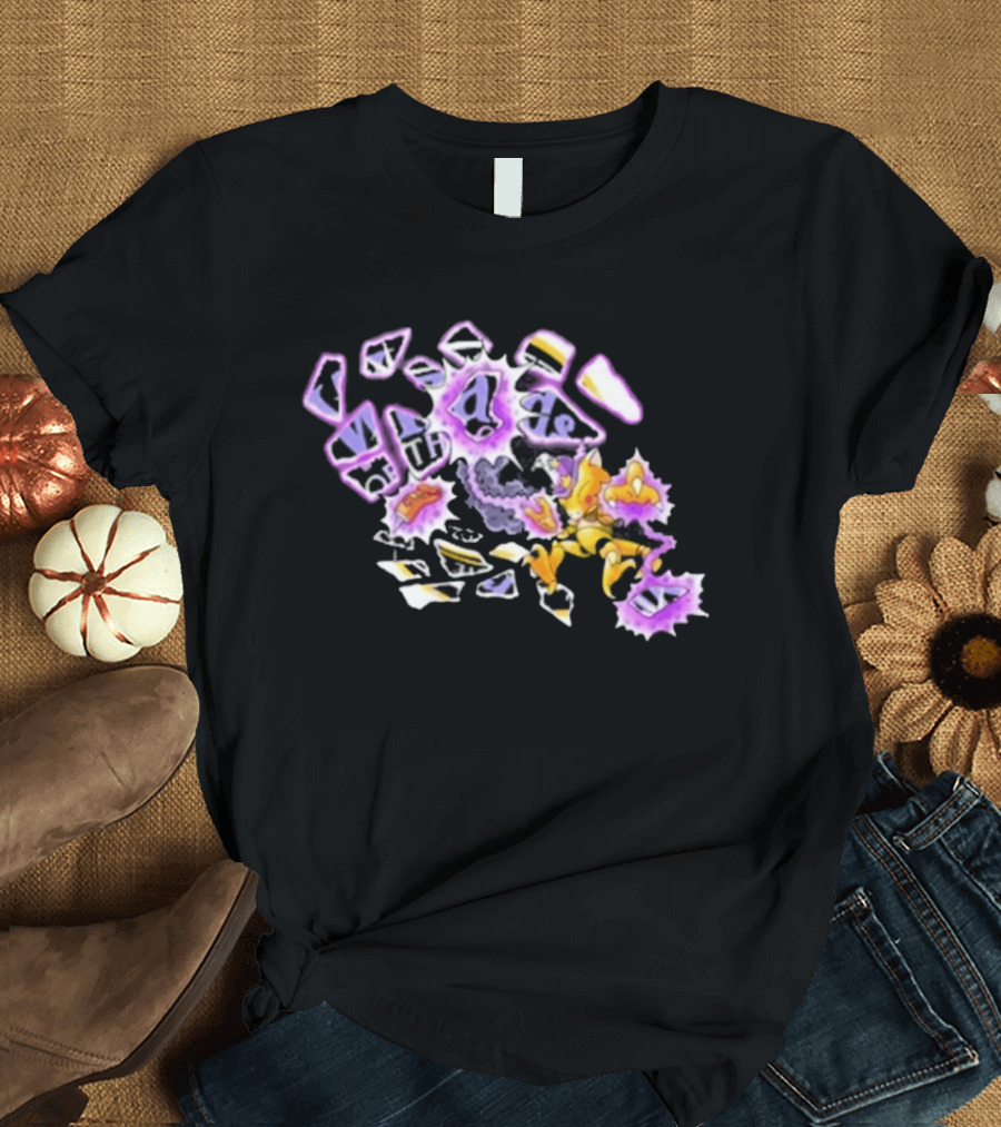 Pokémon Alakazam Psybeam Wizards Collaboration T-Shirt