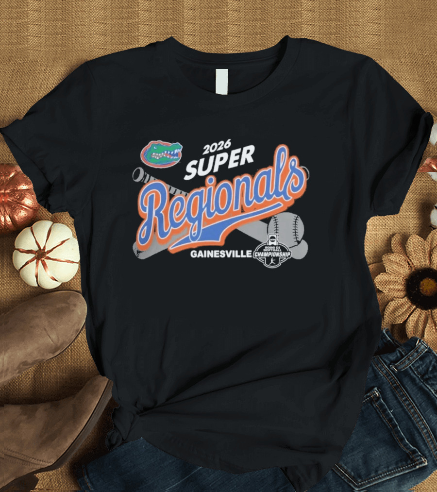University Of Florida 2026 Gainesville Softball Super Regionals T-Shirt