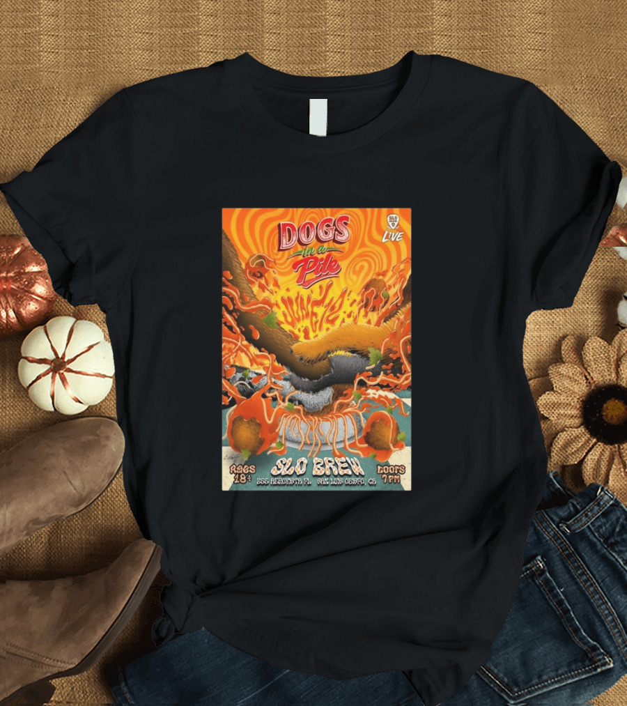 Dogs In A Pile SLO Brew San Luis Obispo June 12 2026 Live Event T-Shirt