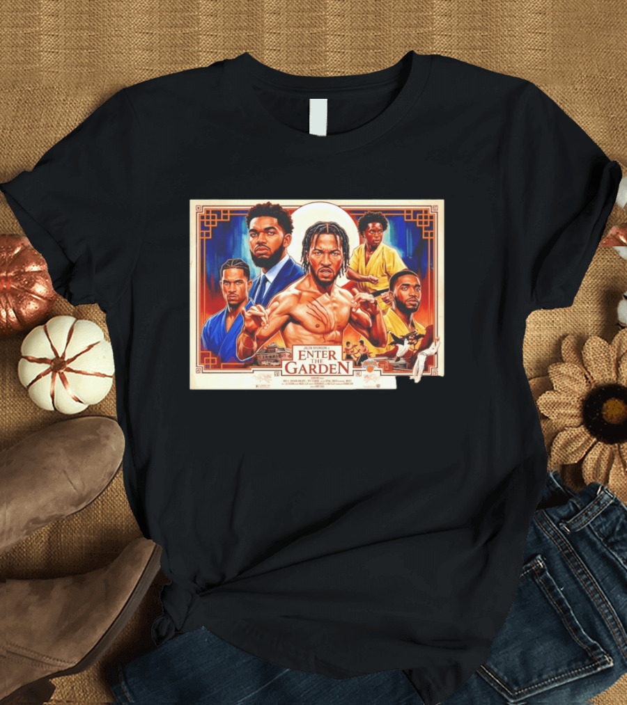 Jalen Brunson Enter The Garden New York Knicks Basketball Enter The Dragon T-Shirt