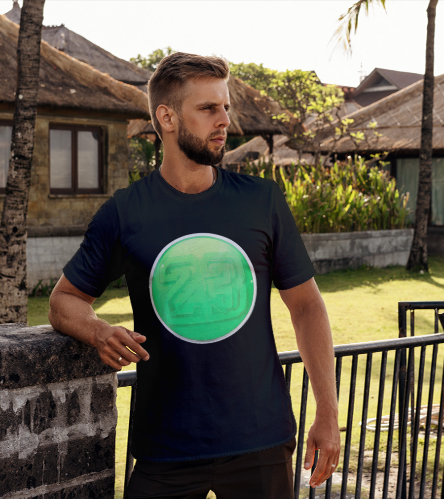 Michael Jordan 23 Green Basketball T-Shirt