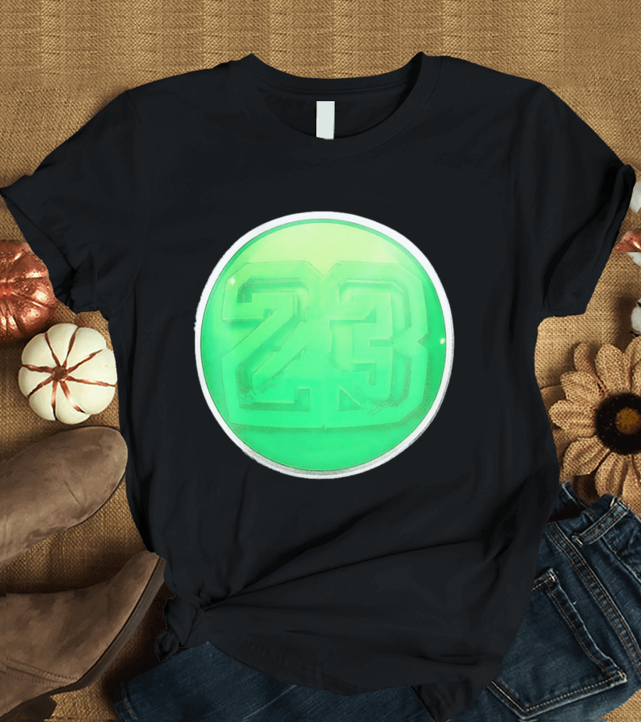 Michael Jordan 23 Green Basketball T-Shirt