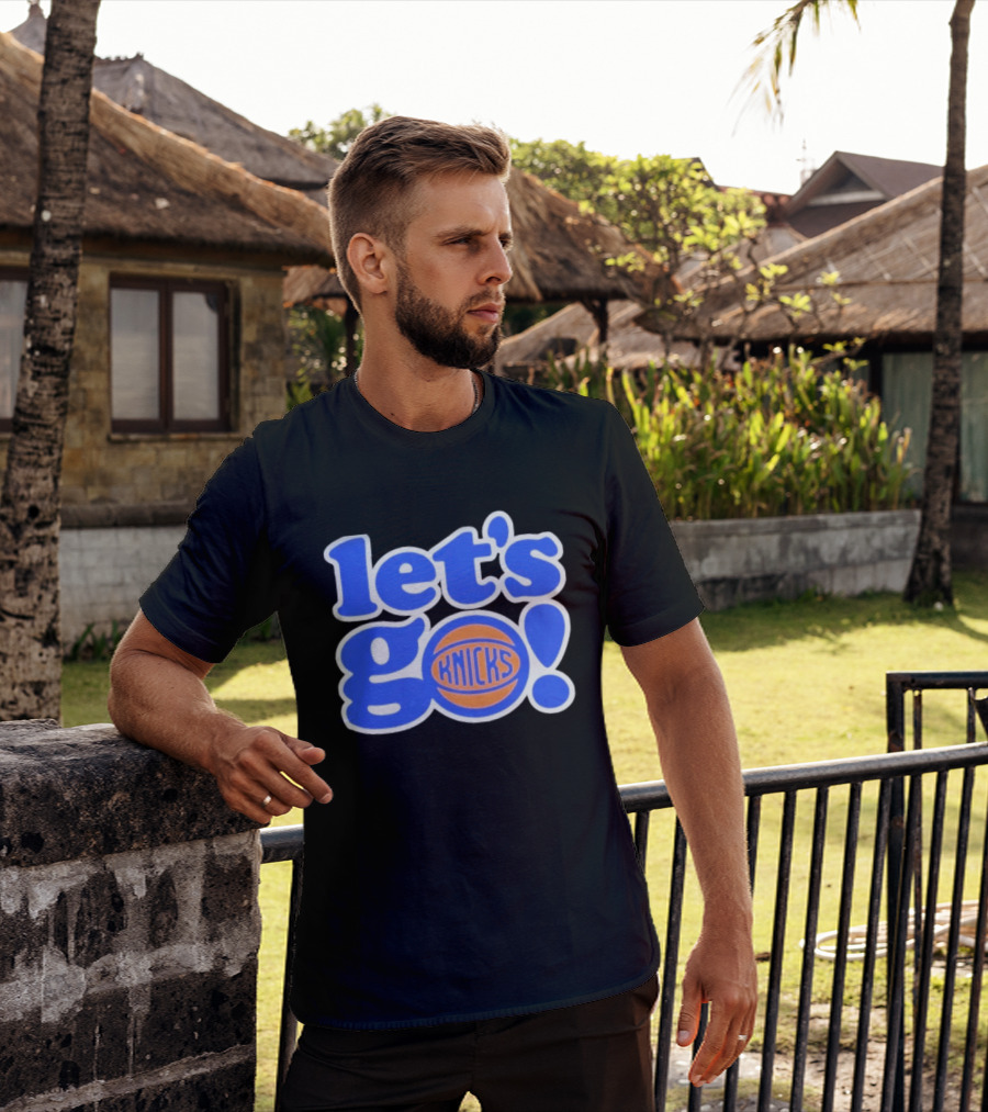 New York Knicks Let's Go NBA 2026 Celebration T-Shirt