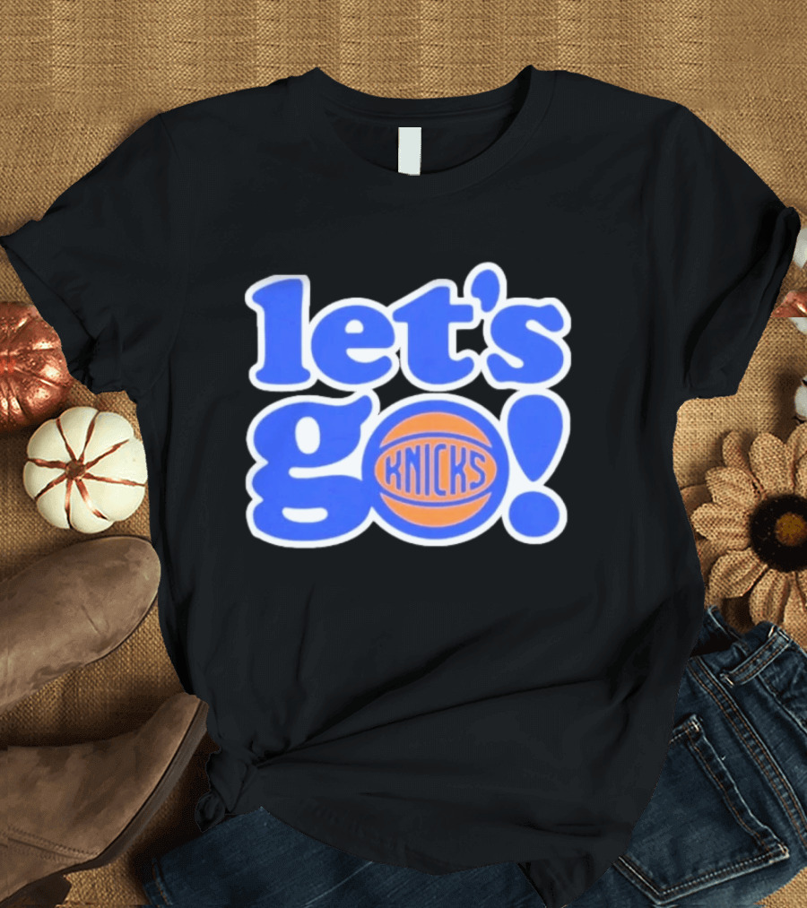 New York Knicks Let's Go NBA 2026 Celebration T-Shirt