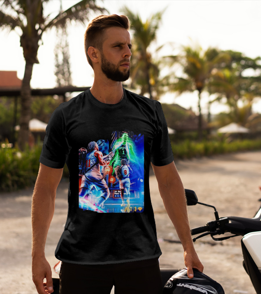 OG Anunoby 33 PTS 4 REB 7 3PM Knicks Comeback Vs Spurs At 34 Street Penn Station T-Shirt