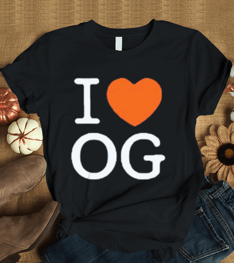 I Love OG Anunoby Orange Heart Knicks T-Shirt
