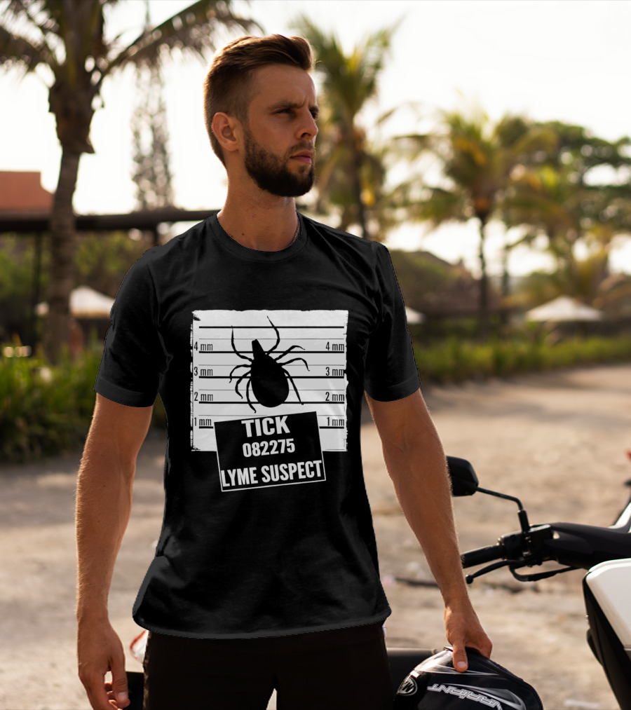 Tick 082275 Lyme Suspect Shot Insect T-Shirt