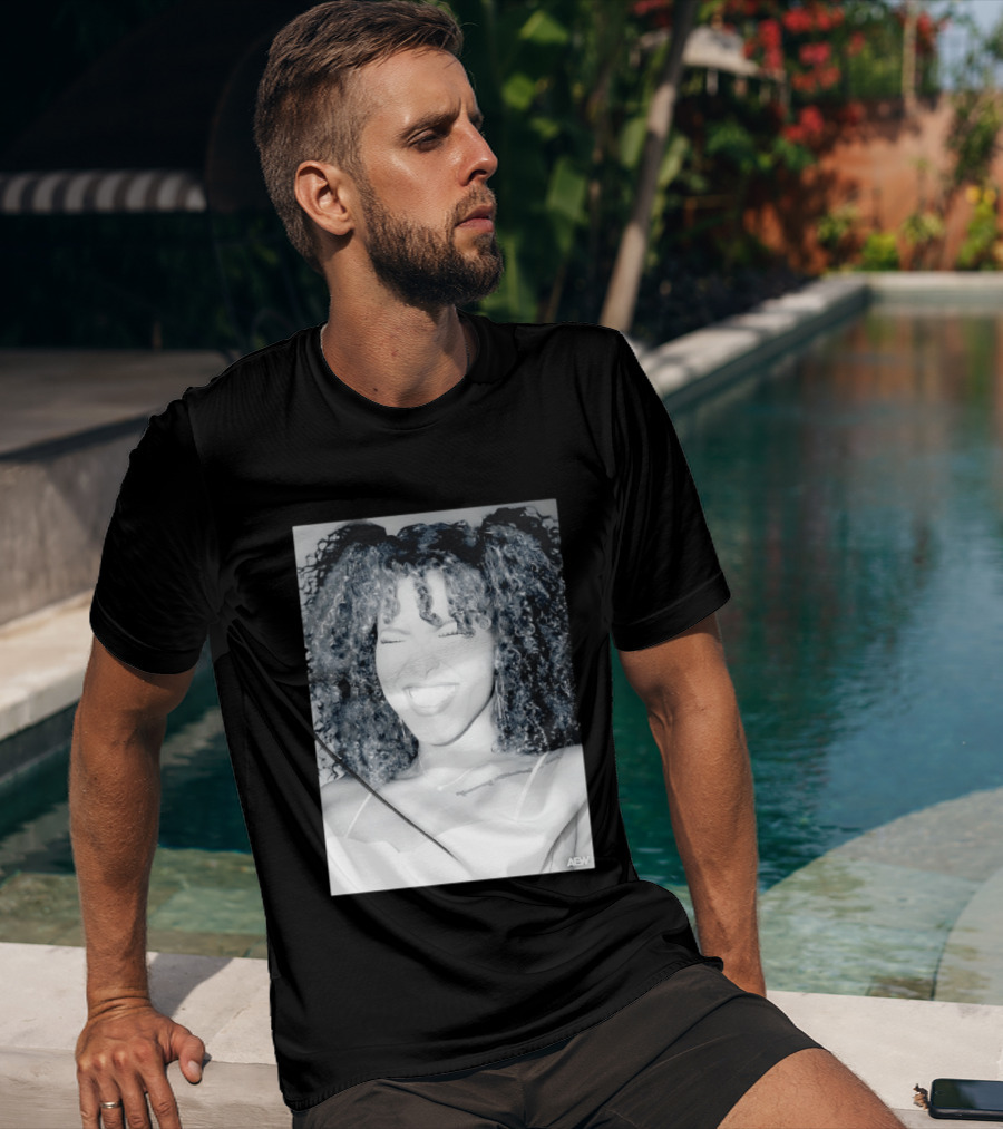 AEW Willow Nightingale Smile Black And White T-Shirt