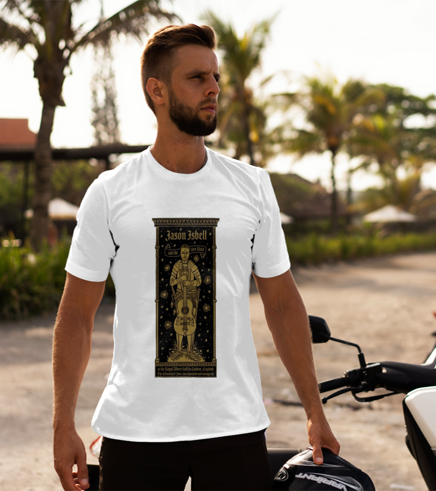 Jason Isbell And The 400 Unit Royal Albert Hall London 11th June 2026 Stars And Guitar T-Shirt