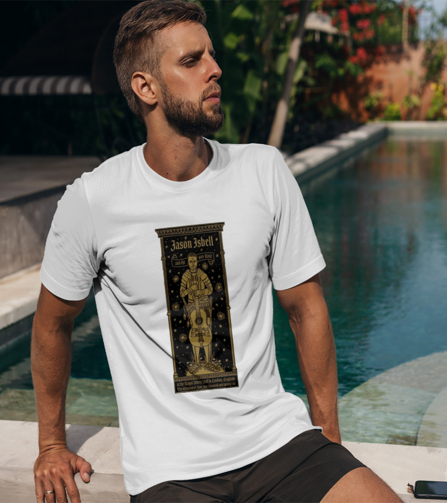 Jason Isbell And The 400 Unit Royal Albert Hall London 11th June 2026 Stars And Guitar T-Shirt