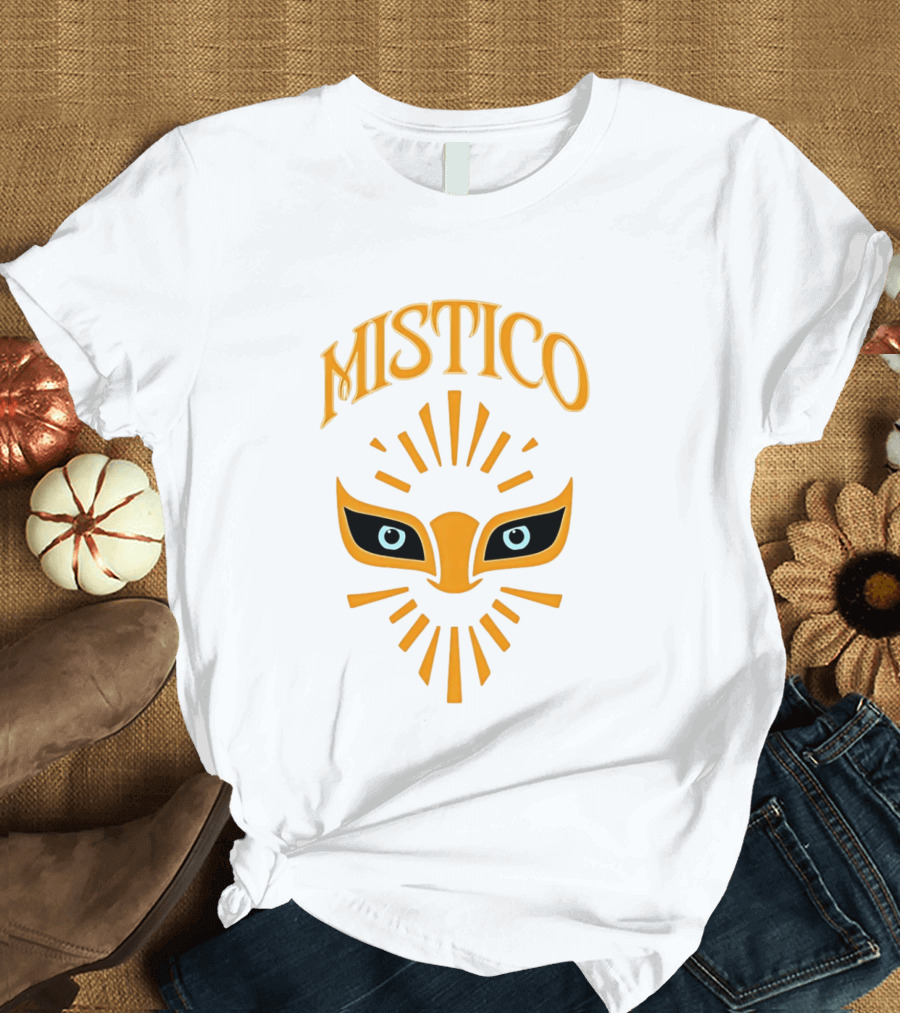 Mistico Mask Iconic Symbol With Radiant T-Shirt
