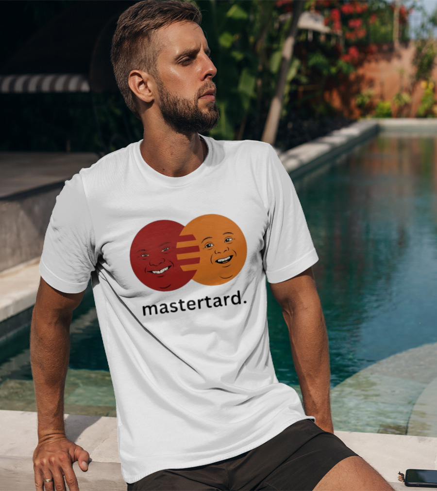 Mastertard Meme Funny Smile Parody Circles T-Shirt