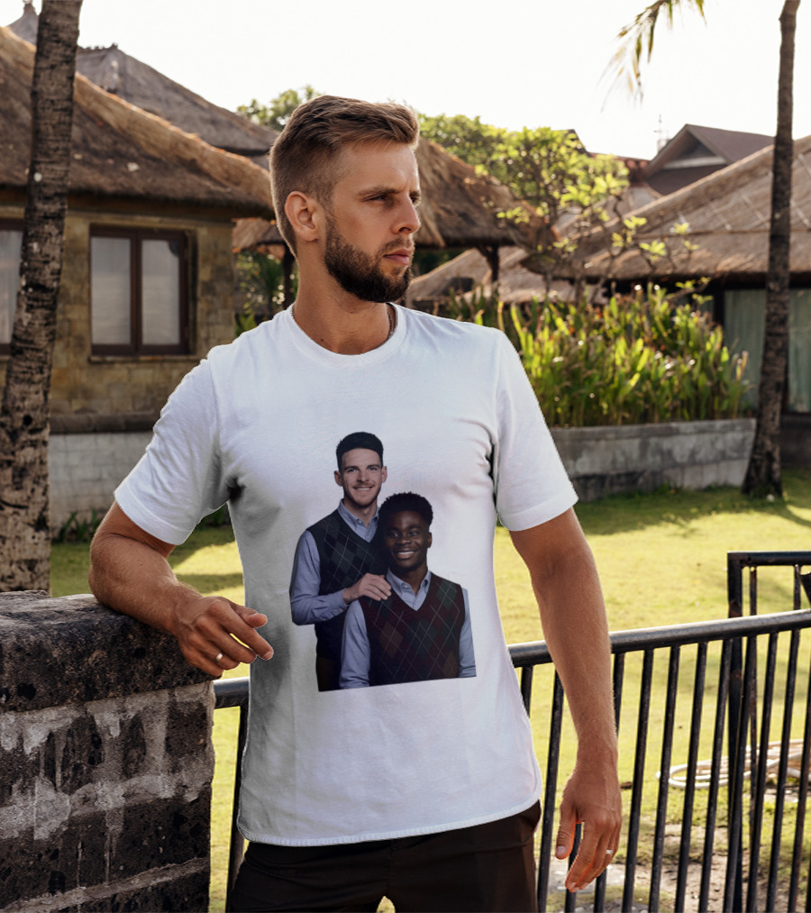 Saka Declan Rice Step Brother Arsenal FC Football Duo T-Shirt