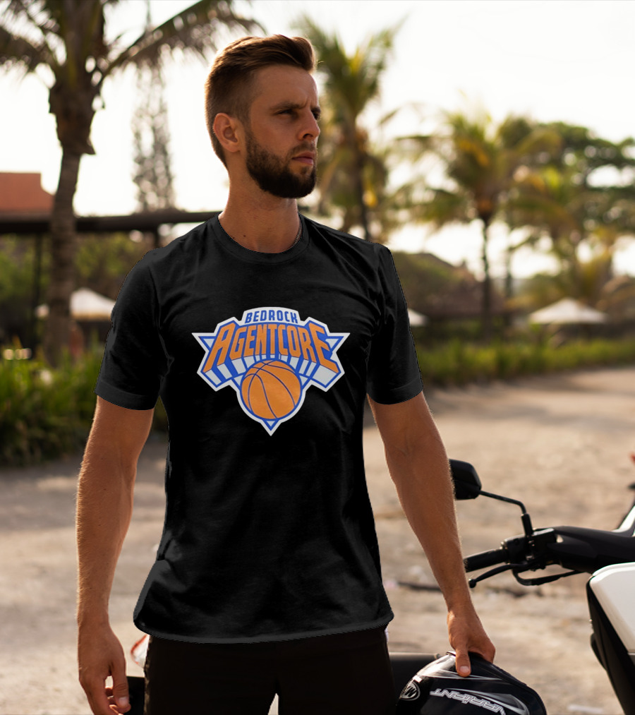 Bedrock Agentcore Basketball Style New York Knicks T-Shirt