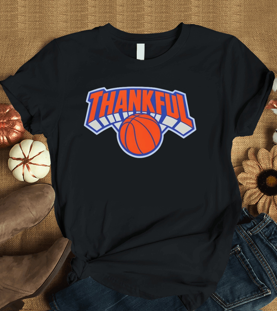 New York Knicks Thankful Basketball 2026 T-Shirt
