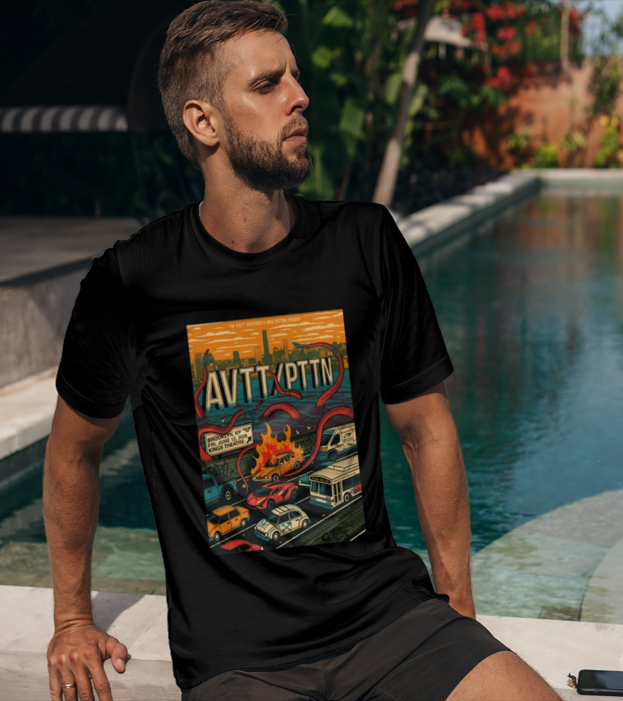 The Avett Brothers Mike Patton Brooklyn NY June 12 2026 Kings Theatre T-Shirt