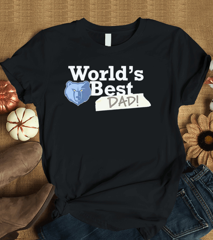 Memphis Grizzlies World's Best Dad 2026 Fathers Day T-Shirt