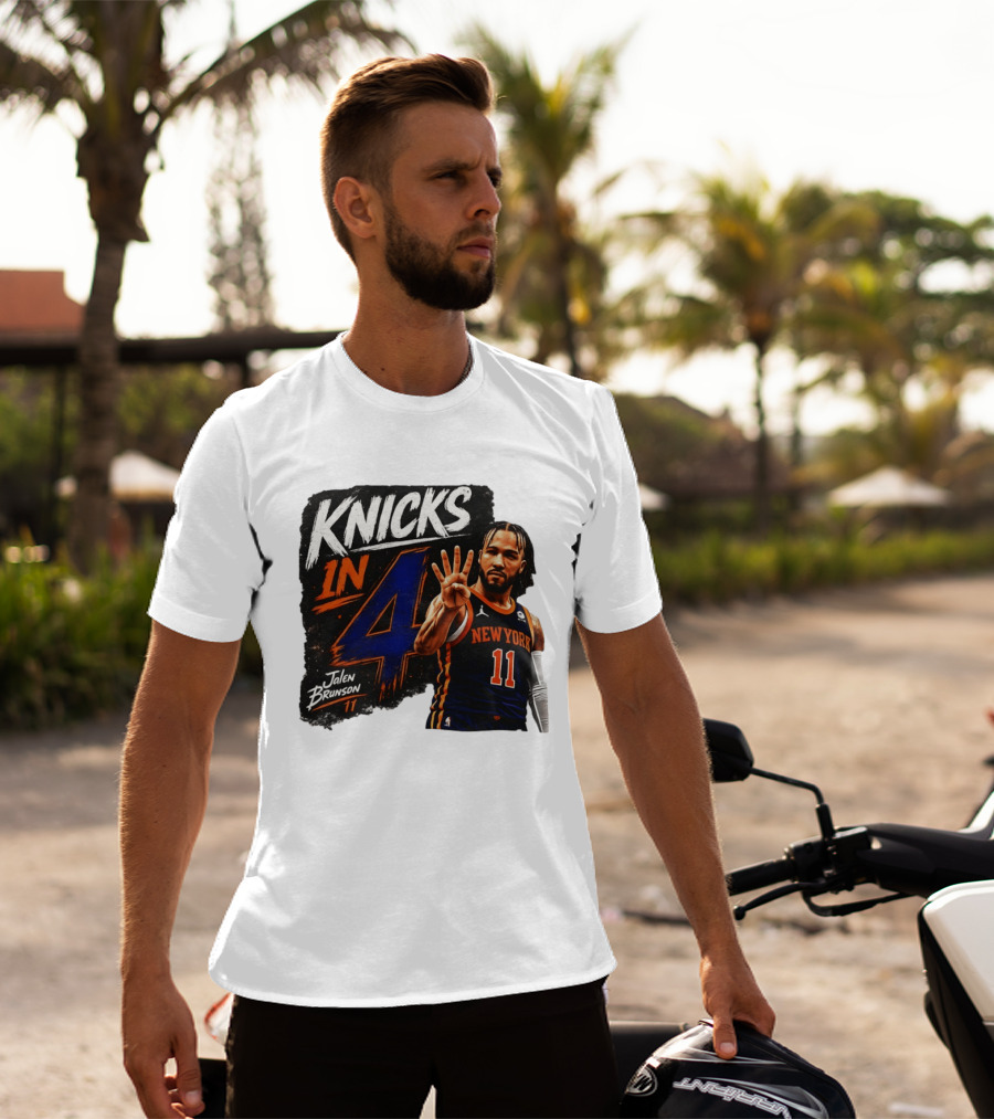 Knicks In 4 Jalen Brunson 11 New York T-Shirt
