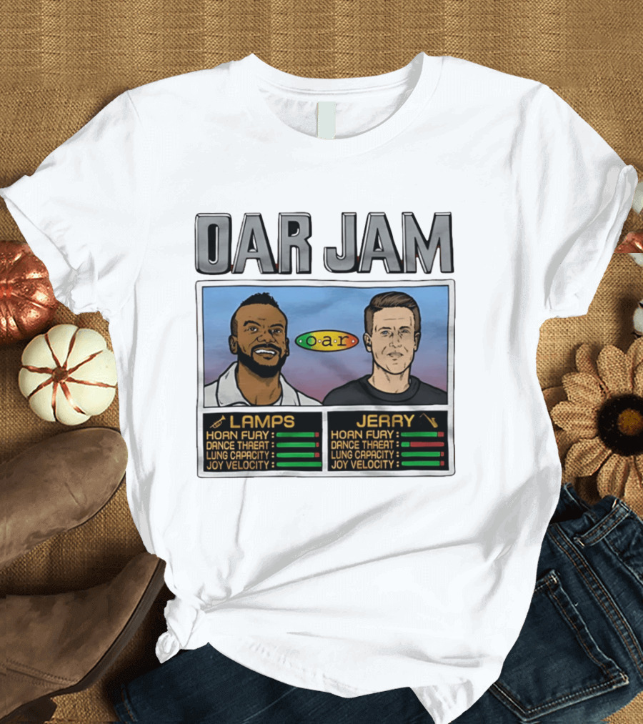 OAR Jam Lamps Jerry Horn Fury Dance Threat Lung Capacity Joy Velocity T-Shirt