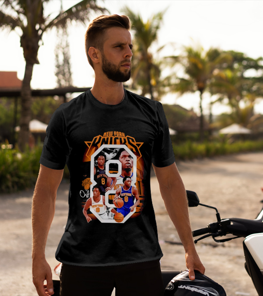New York Knicks OG Anunoby 8 Basketball Jersey T-Shirt