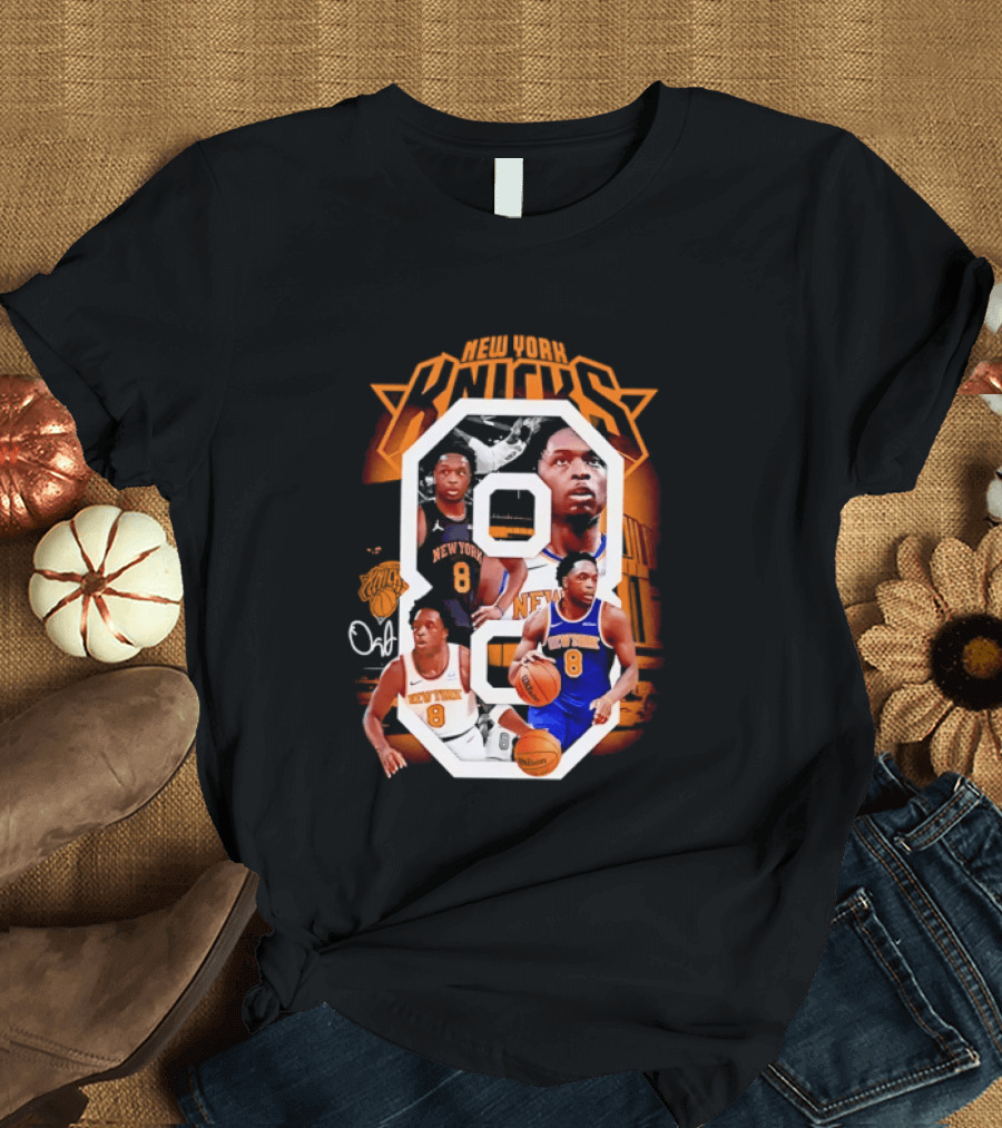 New York Knicks OG Anunoby 8 Basketball Jersey T-Shirt