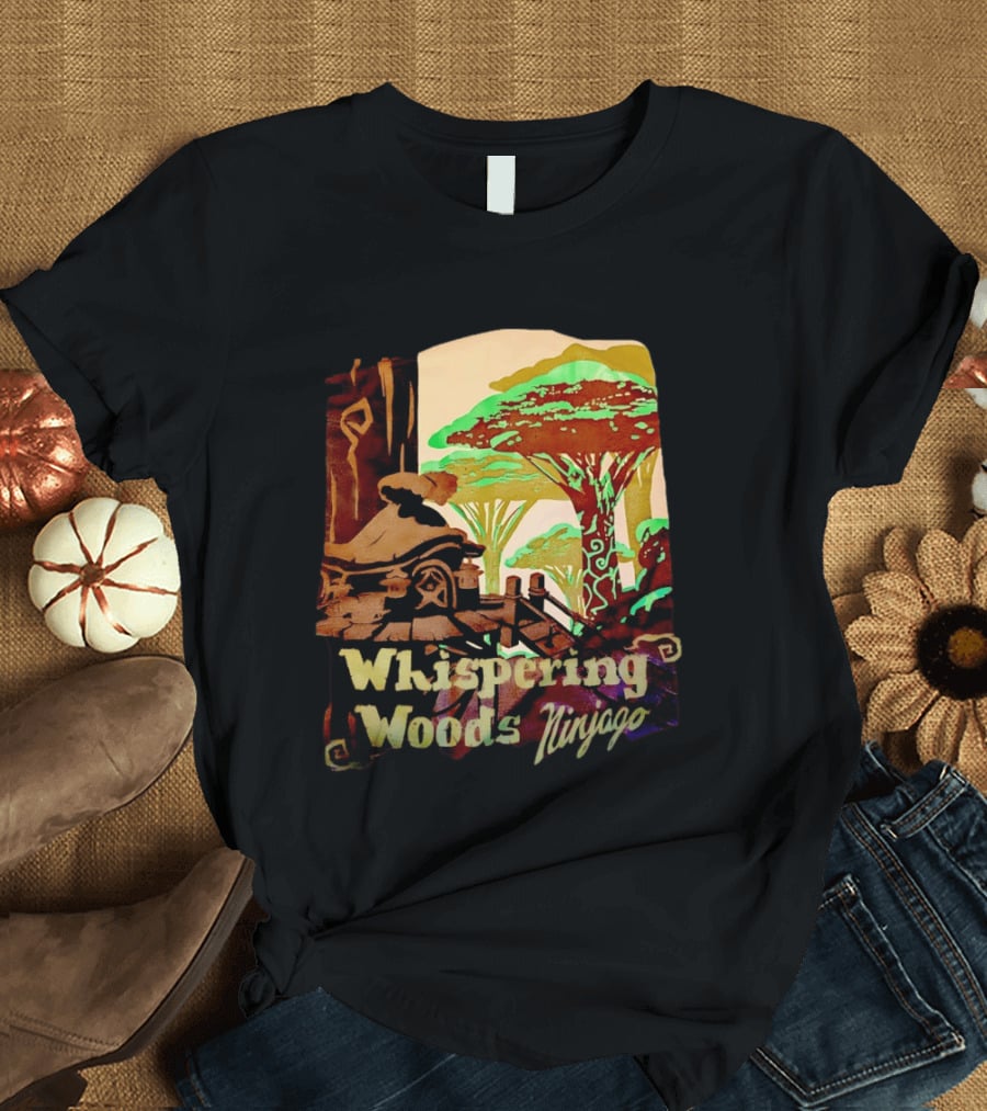 Whispering Woods Ninjago Forest Temple Scene Masters Of Spinjitzu T-Shirt