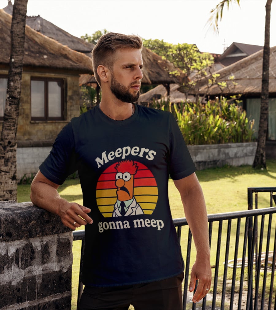 Meepers Gonna Meep Retro Vintage Style With Cartoon T-Shirt