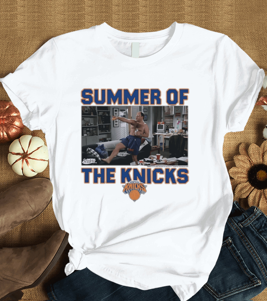 Summer Of The Knicks George Costanza Seinfeld New York Knicks Basketball T-Shirt